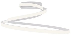 Plafoniera LED Coaster Ø 50 cm bianco IP20 cct da bianco caldo a bianco freddo con regolazione di temperatura LUCE AMBIENTE DESIGN