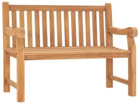 Panchina da Giardino 114 cm in Legno Massello di Teak