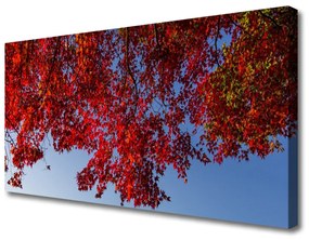 Quadro su tela Natura dei rami degli alberi 100x50 cm