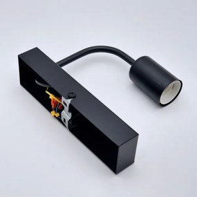 Applique ASTRID 1xE27/60W/230V opaco nero