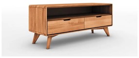 Tavolo TV in legno di faggio 120x48 cm Greg - The Beds