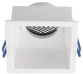 Plafoniera GU10 9x9 cm bianca