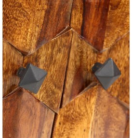 Mobile porta tv in legno massello di sheesham 140x30x40 cm
