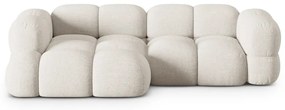 Divano angolare beige (con penisola a sinistra/con chaise lounge) Loretto – Cosmopolitan Design
