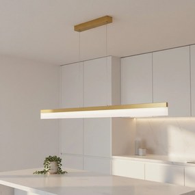 Lampada da soffitto LED APP1694-CP 120 cm Brush Gold