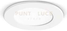 Gfa750n- faretto da incasso bianco a led 4000k 450lm 6w d.12cm
