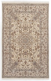 Isfahan Tappeto 130x210 (Iran) Annodato A Mano