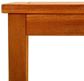 Tavolino da Giardino 90x50x36 cm in Legno Massello di Acacia