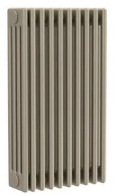 Radiatore acqua calda Comby in acciaio 4 colonne, 10 elementi, interasse 535 mm, fango
