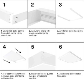 Plafoniera LED 60x60 28W 36W 42W CCT CRI92 UGR13 con driver Philips Colore Bianco Variabile CCT