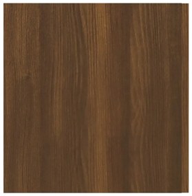 Armadietto a Parete Rovere Marrone 80x39x40cm Legno Multistrato