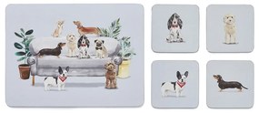 Set di tovagliette e sottobicchieri Curious Dogs - Cooksmart ®