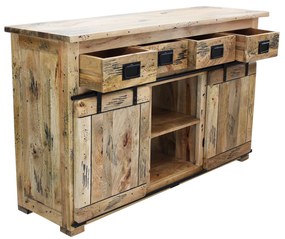 BEILY - madia legno di mango quattro cassetti