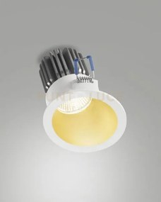 Toodle faretto incasso tondo  asimmetrico 2700k 1220lm 11w dimmerab...