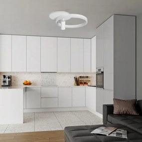 Plafoniera LED LED/38W/230V + 1xGU10/30W bianca