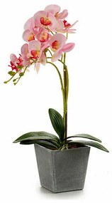 Pianta Decorativa Orchidea Plastica 20 x 47 x 33 cm (4 Unità)