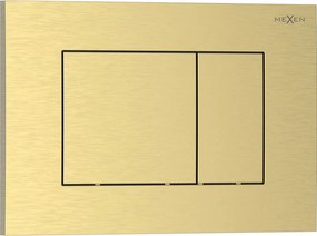 Mexen Tex 02 pulsante di scarico, oro spazzolato - 6102-11