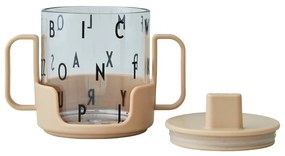 Tazza per bambini beige Cresci con la tua tazza Grow with Your Cup - Design Letters