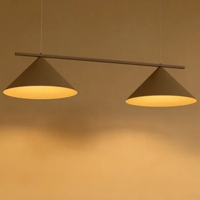 Lampadario a cavo CAPITAL 2xGX53/15W/230V taupe