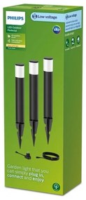 Philips - SET 3x Lampada LED da esterno PUREX LED/1,5W/24/230V IP44