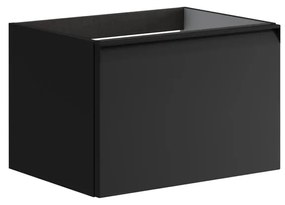 Mobile da bagno sotto lavabo Fusion antracite opaco L 59.5 x H 40 x P 45.5 cm 1 cassetto, lavabo non incluso