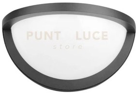 Applique biemissione led detroit nera 10w 700lm 3000k / 4000k ip54 ...