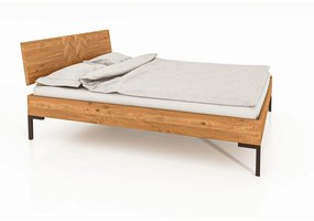 Letto matrimoniale in rovere 160x200 cm Abies 2 - The Beds
