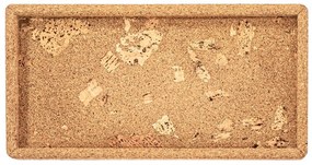 Vassoio in sughero 14,5x28 cm Querco - ZicZac