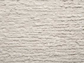 Vaso rettangolare per interno ed esterno beige 40x40x81cm GAZA Beliani