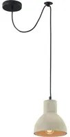 Lampada pendente Loft in Metallo Broni Nero