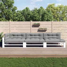 Cuscini Per Pallet 7 Pz Grigi İn Tessuto /