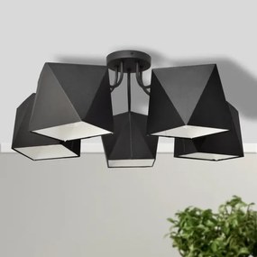 Lampadario ADAMANT 5xE27/15W/230V nero