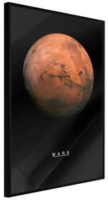 Poster  The Solar System: Mars  Cornice Quadri Cornice nera, Larghezza x Altezza Home decor 20x30