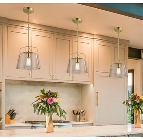 Westinghouse 61251 - Lampadario a sospensione con supporto rigido HALLEIN 1xE27/60W/230V