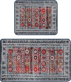 Set di tappetini per il bagno 2 pz 60x100 cm Weref – Foutastic