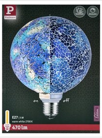 Lampadina LED dimmerabile MOSAIC G125 E27/5W/230V 2700K - Paulmann 28750