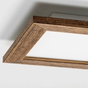 Brilagi - Luce LED dimmerabile SLIMFRAME WOOD LED/25W/230V 34x34 cm + +TC