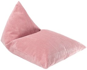 Pouf a sacco per bambini rosa con rivestimento in velluto a coste Big Lounger – Wigiwama
