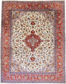 Sarouk Tappeto persiano 380 x 300 Beige (Iran) Annodato A Mano
