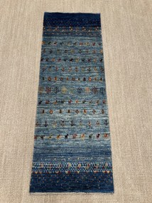 Loribaft Tappeto persiano 150x50 Blu (Iran) Annodato A Mano