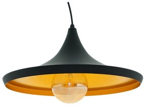 Lampadario da soffitto Lenn Nero 1 x E27 M LEDME