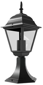 Paletto Lampione Vintage 40cm E27 IP54 Nero - Serie Alfieri