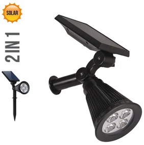 Prezent 65286 - Lampada solare LED 2in1 LION LED/2W/3,7V IP44 2220 mAh