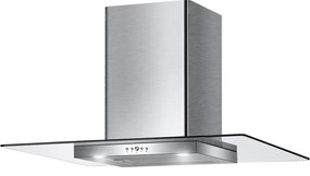 Cappa a parete Cappa T-Rov. Inox-Vetro 90cm TGL XA90 FABER argento L 93.5 cm