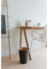 Cestino in legno grigio scuro da 7,5 l Woodrow - Umbra