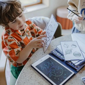 Kidywolf - Tavoletta da disegno Kidydraw mini - galaxy