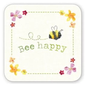 Set di 4 sottobicchieri in sughero Fiori Bee Happy - Cooksmart ®