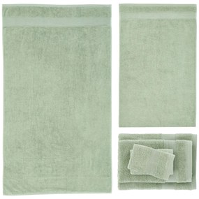 Set di asciugamani per viso e corpo tipo terry verdi in cotone 6 pz Anti-Bacterial – Catherine Lansfield