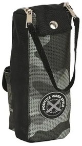 Astuccio Scuola Safta Stone Nero 6 x 21 x 6 cm