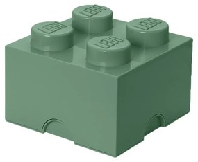 Scatola portaoggetti verde quadrata - LEGO®